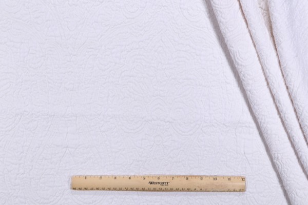 Click for .88 Yards Medallion Matelasse Upholstery Fabric in Natural Medallion Matelasse Upholstery Fabric in Natural