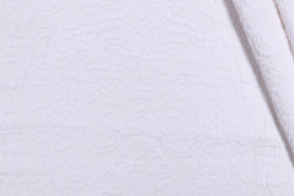 Medallion Matelasse Upholstery Fabric in Natural