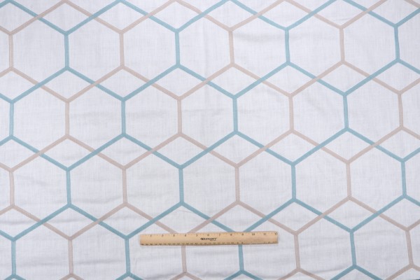 Click for .75 Yards Gunnison Embroidered Drapery Fabric in Seamist Gunnison Embroidered Drapery Fabric in Seamist