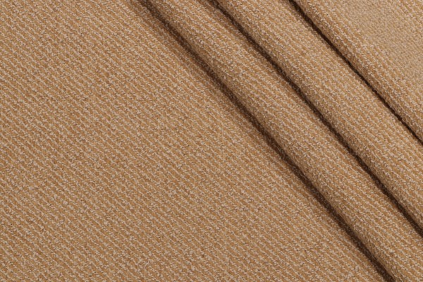 Scalamandre Bahia Woven Chenille Upholstery Fabric in Gold/Beige