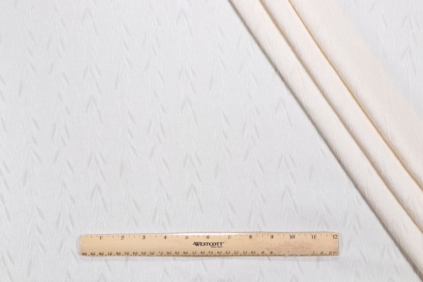 Scalamandre Pirana Ricci Woven Decorator Fabric in Cream