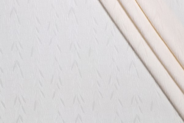 Scalamandre Pirana Ricci Woven Decorator Fabric in Cream