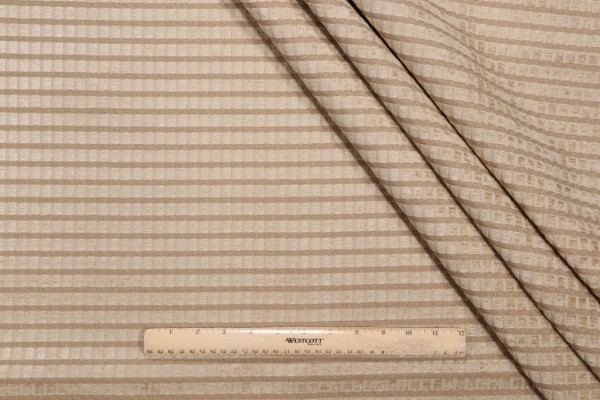 Scalamandre Mars Woven Chenille Upholstery Fabric in Straw