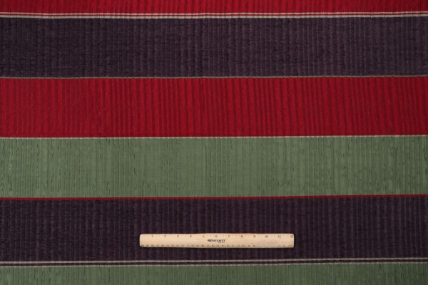 1 Yard Fonthill Tristan Woven Chenille Decorator Fabric in Berry for Scalamandre
