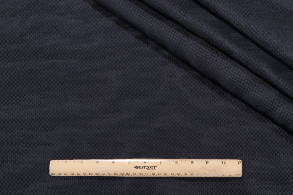 Fonthill Marquis Moire Decorator Fabric in Anthracite for Scalamandre
