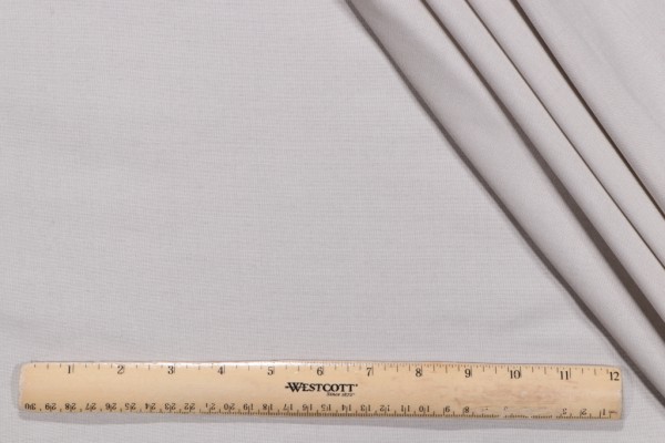 Plaza Woven Decorator Fabric in Silver