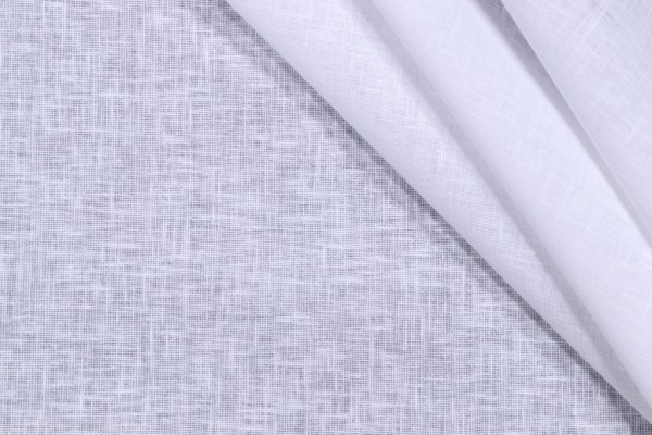 Mitchell Fabrics Seymour Sheer Drapery Fabric in Winter