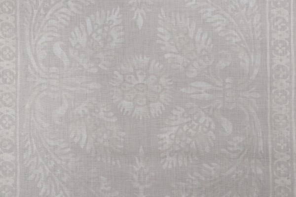 Vervain Chapelle Printed Linen Drapery Fabric in Linen for Fabricut
