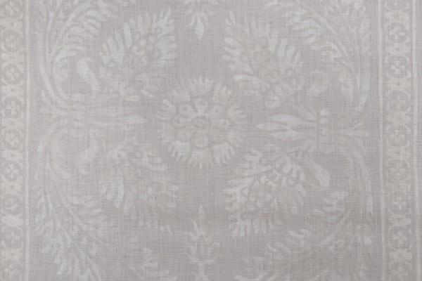 Vervain Chapelle Printed Linen Drapery Fabric in Linen for Fabricut