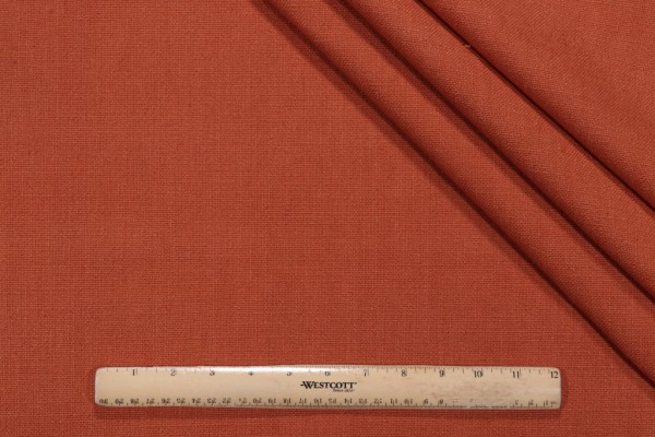 Click for 6.38 Yards Dixon Solid Woven Decorator Fabric in Tangerine Dixon Solid Woven Decorator Fabric in Tangerine