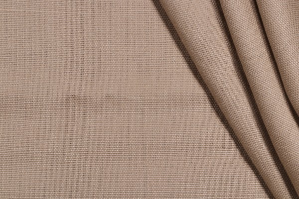 P Kaufmann Slubby Linen Woven Decorator Fabric in Cafe
