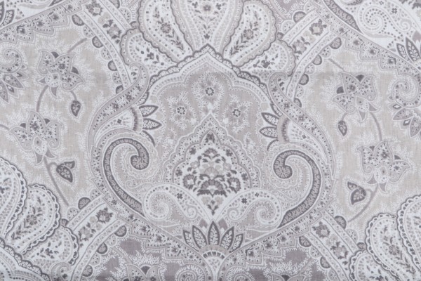 Kravet Echo Printed Linen Drapery Fabric in Cypress CLOSEOUT