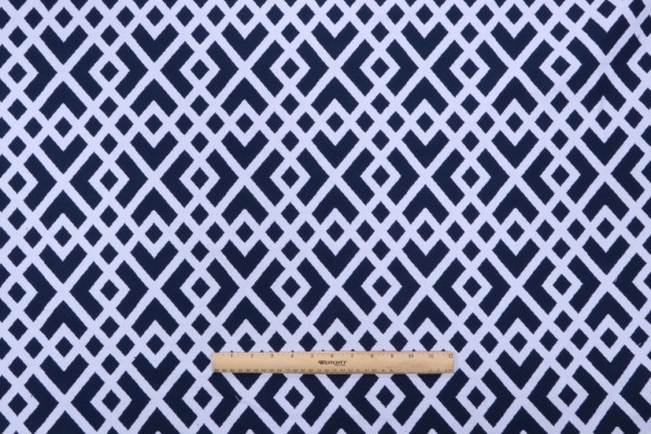 Click for Thibaut Gabriel W8444 Woven Polyester Outdoor Fabric in Navy  Thibaut Gabriel W8444 Woven Polyester Outdoor Fabric in Navy