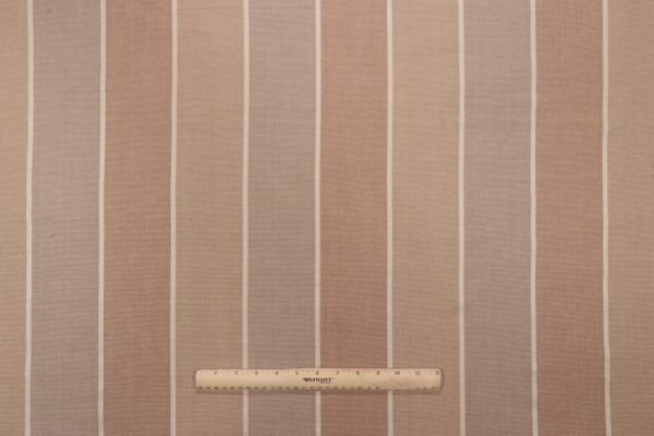 Sample of Thibaut Harper Stripe W84007 Woven Upholstery Fabric in Beige 
