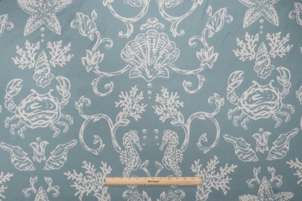 Click for Thibaut Swept Away W8413 Woven Solution Dyed Acrylic Outdoor Fabric in Aqua  Thibaut Swept Away W8413 Woven Solution Dyed Acrylic Outdoor Fabric in Aqua