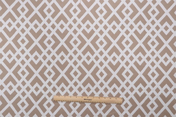 Thibaut Gabriel W8448 Woven Polyester Outdoor Fabric in Putty 