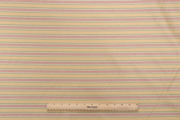 Thibaut Cadogan Stripe W8166 Woven Decorator Fabric in Yellow 