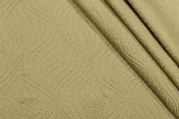 Thibaut Garden Path W85394 Matelasse Upholstery Fabric in Green 