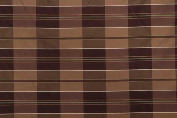 Thibaut Randolf Plaid W91379 Woven Decorator Fabric in Brown and Gold 