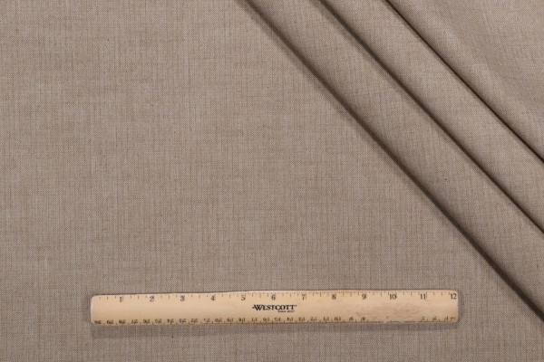 Sample of Thibaut Veneto W74533 Woven Upholstery Fabric in Taupe 