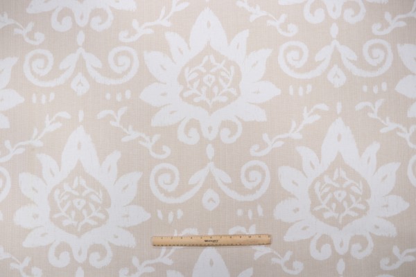 Click for Thibaut Bridgewater Damask F9162 Printed Cotton Drapery Fabric in Beige  Thibaut Bridgewater Damask F9162 Printed Cotton Drapery Fabric in Beige