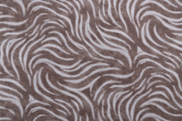 Sample of Mill Creek Allaire-Sumptuous Printed Cotton Drapery Fabric in Driftwood 