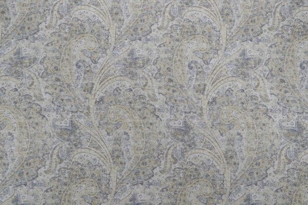 Sample of Mill Creek Angelico-Superial Printed Cotton Drapery Fabric in Aloe 