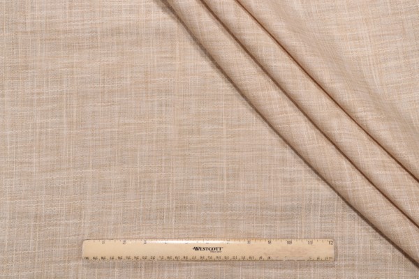 Braemore Bangkok Semi-Sheer Drapery Fabric in Parchment
