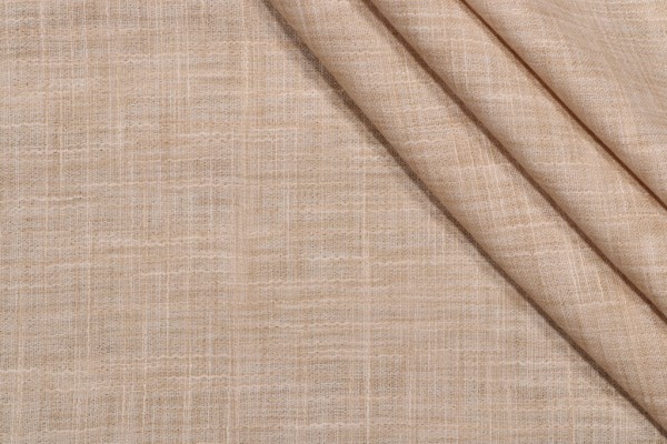 Braemore Bangkok Semi-Sheer Drapery Fabric in Parchment