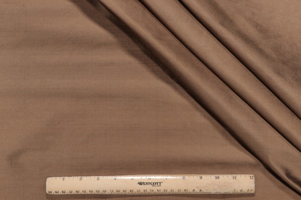 Titan Silk Decorator Fabric in Mocha