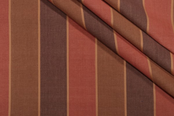 Thibaut Harper Stripe W84006 Woven Upholstery Fabric in Brown