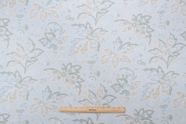 Click for 4.63 Yards Thibaut Brunswick F9104 Printed Cotton Twill Drapery Fabric in Aqua Thibaut Brunswick F9104 Printed Cotton Twill Drapery Fabric in Aqua