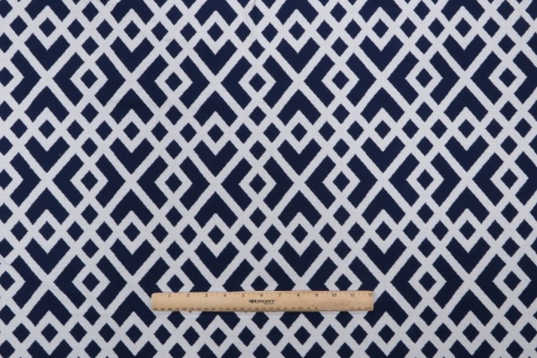 Click for .88 Yards Thibaut Gabriel W8444 Woven Polyester Outdoor Fabric in Navy Thibaut Gabriel W8444 Woven Polyester Outdoor Fabric in Navy