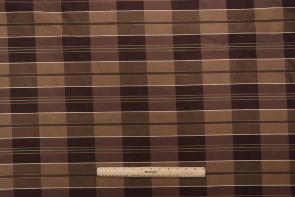 Click for 2.63 Yards Thibaut Randolf Plaid W91379 Woven Decorator Fabric in Brown and Gold Thibaut Randolf Plaid W91379 Woven Decorator Fabric in Brown and Gold