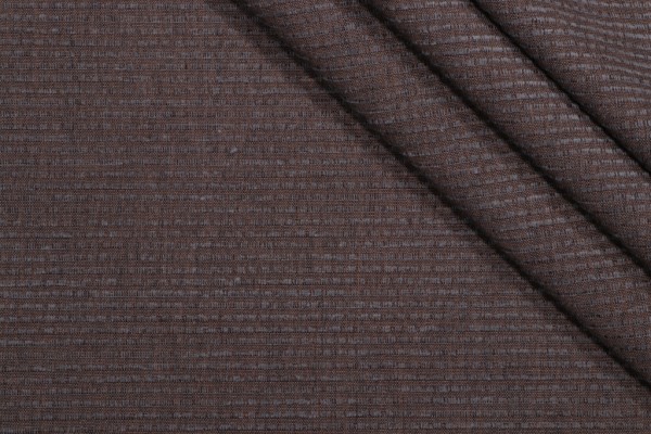 Sample of Thibaut Florence W74534 Woven Chenille Upholstery Fabric in Fudge 