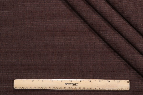 Thibaut Florence W74545 Woven Chenille Upholstery Fabric in Dark Brown 