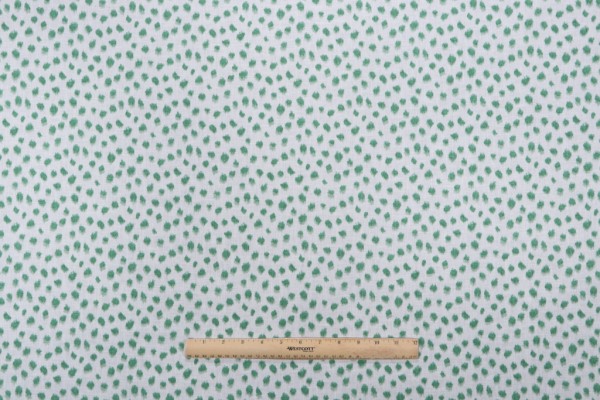 P Kaufmann Simla Spots Printed Drapery Fabric in Lagoon 