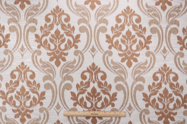 Richloom Rivoli Woven Decorator Fabric in Cream 