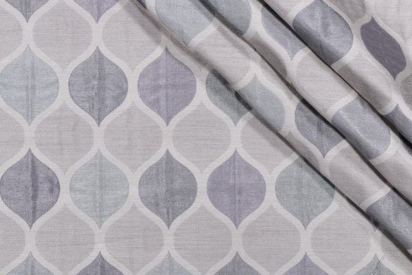 Richloom Riga Woven Decorator Fabric in Pewter 