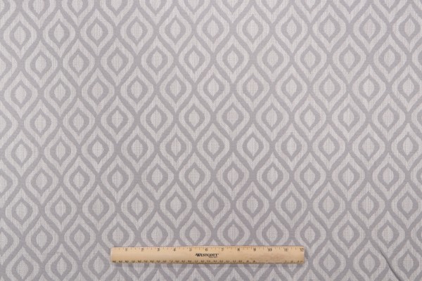 Sample of Richloom Tut Woven Upholstery Fabric in Silver 