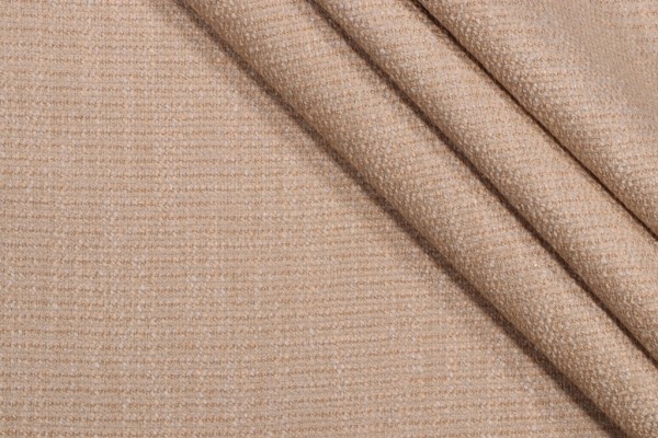 Sample of Richloom Hogan Woven Chenille Upholstery Fabric in Oatmeal 