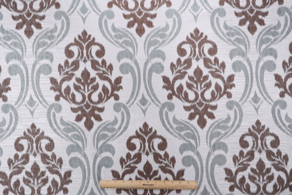 Sample of Richloom Rivoli Woven Decorator Fabric in Pistachio 