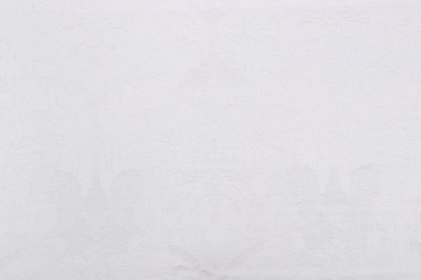 P Kaufmann Astoria Damask Decorator Fabric in White
