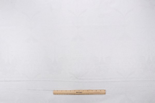 P Kaufmann Astoria Damask Decorator Fabric in White