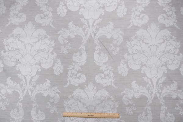 Click for 3.25 Yards Venezia Damask Decorator Fabric in Alabaster Venezia Damask Decorator Fabric in Alabaster