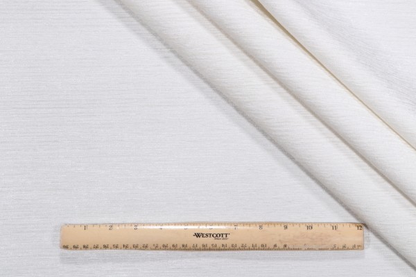 Sample of Waverly Pera Woven Chenille Upholstery Fabric in Frost 