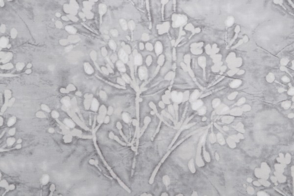 PK Lifestyles Gossamer Branch Printed Cotton Drapery Fabric in Flint 