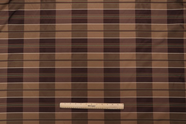 Click for 14 Yards Thibaut Randolf Plaid W91379 Woven Decorator Fabric in Brown and Gold Thibaut Randolf Plaid W91379 Woven Decorator Fabric in Brown and Gold