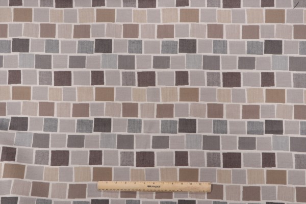Sunbrella Blox 45542-0000 Woven Solution Dyed Acrylic Outdoor Fabric in Slate