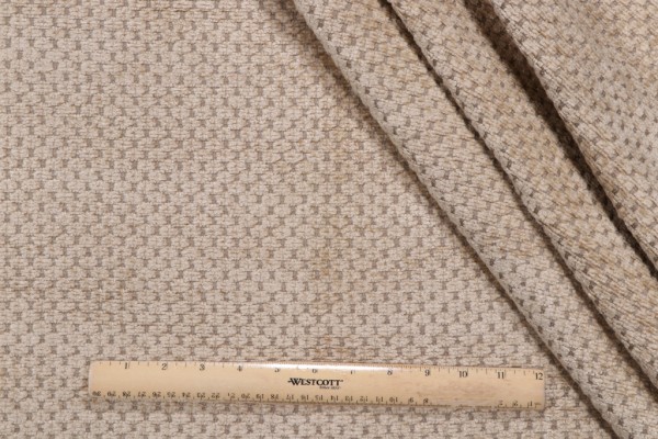1 Yard Thibaut Lugano W74549 Woven Chenille Upholstery Fabric in Khaki